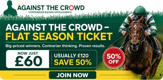 Against the Crowd - Flat Season Ticket - banner
