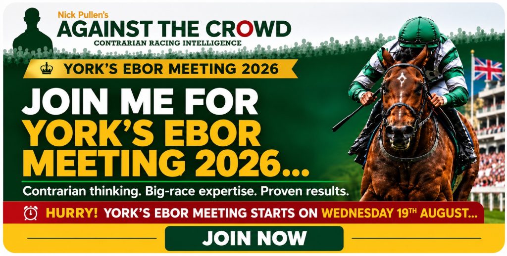 Join me for York's Ebor meeting 2026